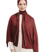 JSDC Ocassion Wear Women Diamond Stone Work Hosiery Scarf Hijab Stole