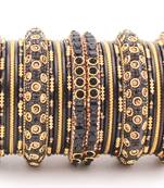 Black bangles-and-bracelets