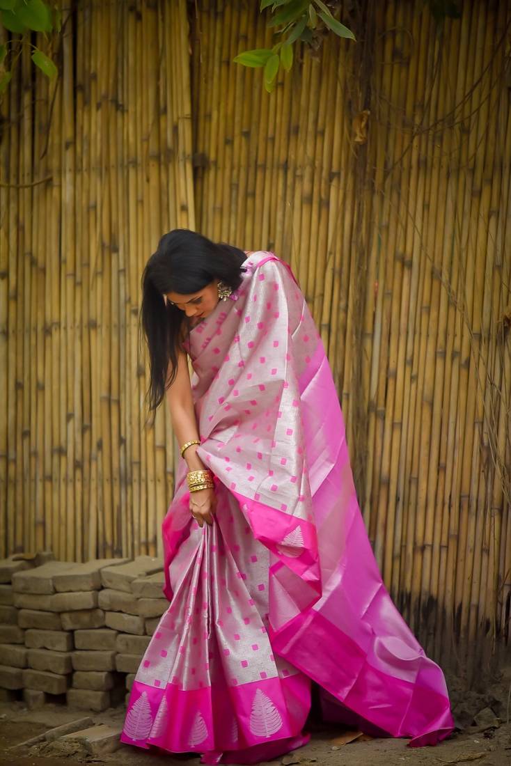 light_pink banarasi kanchipuram silk sarees