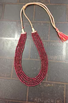 Red necklaces