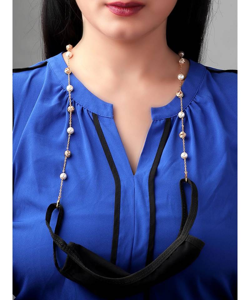 Golden Multipurpose mask Chain