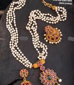 White agate necklace-sets