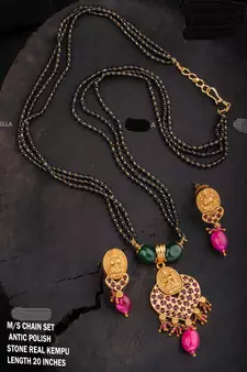 Multicolor agate necklace-sets