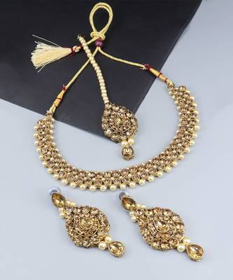 Gold Kundan Necklace Sets 3