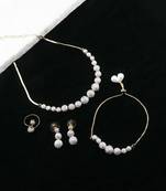 White Diamond Jewellery Set