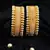 Gold Plated copper base Pearl bangles