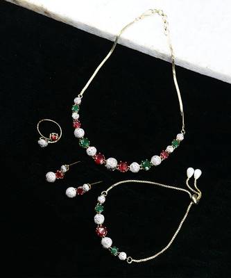 Multicolor stone jewellery Set 4