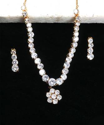 Zirconia Stone Necklace Set 3