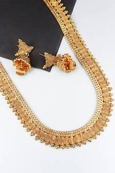 Gold Plated South Indian Traditional Necklace Sets