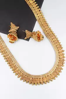 Gold Plated South Indian Traditional Necklace Sets
