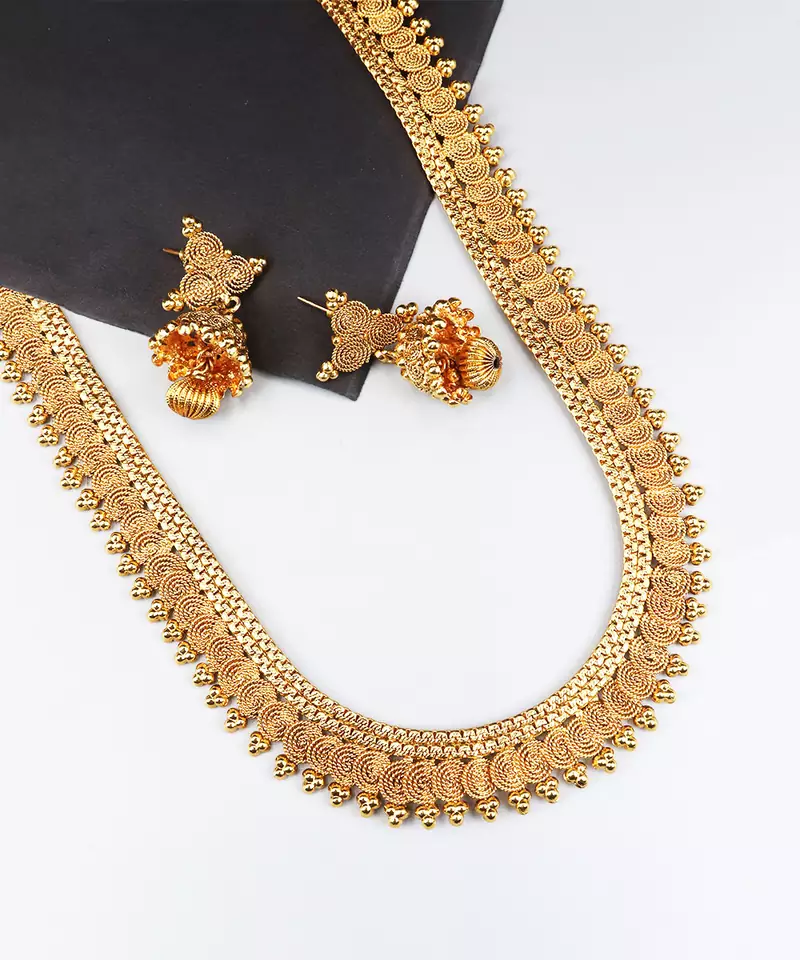 Gold Plated South Indian Traditional Necklace Sets
