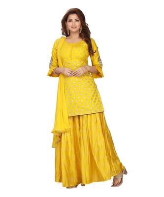 Yellow Color Lehenga Set 2