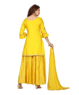 Yellow Color Lehenga Set 3