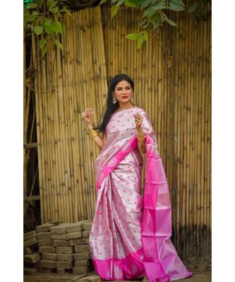 light_pink banarasi kanchipuram silk sarees 4