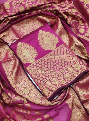 Dark-pink banarasi banarasi salwar 1