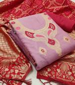 Pink banarasi banarasi salwar