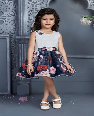 grey velvet kids frocks 1