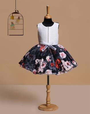 grey velvet kids frocks 3