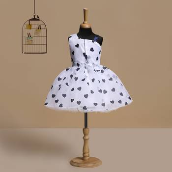 blue satin kids frocks 3