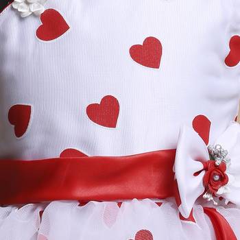 red satin kids frocks 3