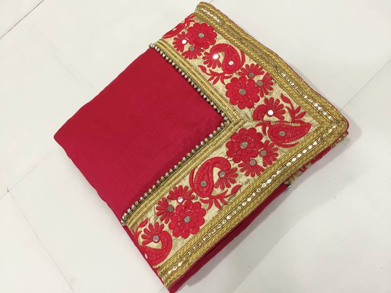 Trendmalls Embroidery Bollywood Satin Chiffon And Net Pink Party Wear Saree With Blouse