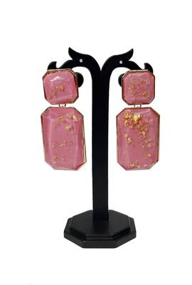 Pink earrings 3