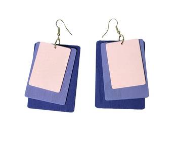 Purple earrings 1