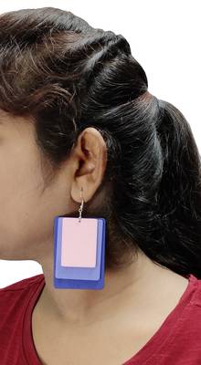 Purple earrings 2