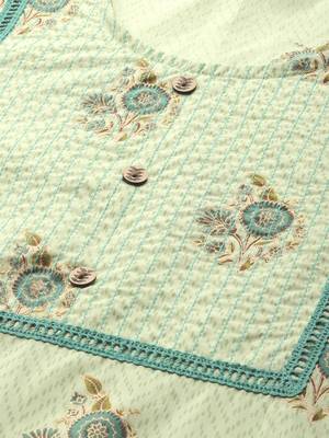 Green printed cotton ethnic-kurtis 5