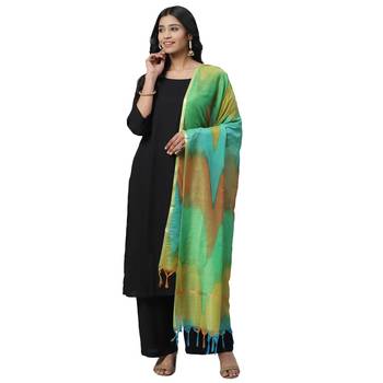 Black plain viscose rayon ethnic-kurtis 5