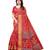 Red Art Silk Floral Printed Saree With Blouse