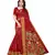 Red Art Silk Floral Printed Saree With Blouse