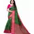 Green Art Silk Floral Printed Saree With Blouse