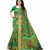 Green Art Silk Floral Printed Saree With Blouse
