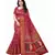 Pink Art Silk Floral Printed Saree With Blouse