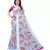 Grey Art Silk Floral Printed Saree With Blouse