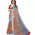 Grey Art Silk Floral Printed Saree With Blouse