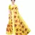 Yellow Art Silk Floral Printed Saree With Blouse