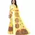 Yellow Art Silk Floral Printed Saree With Blouse