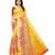 Yellow Art Silk Floral Printed Saree With Blouse