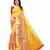 Yellow Art Silk Floral Printed Saree With Blouse