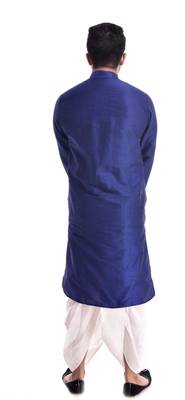 Royal Kurta Silk Blend Kurta And Dhoti 3