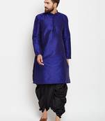 Royal Kurta MENS SILK BLEND KURTA DHOTI SET