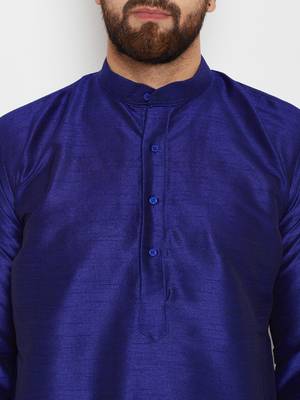 Royal Kurta MENS SILK BLEND KURTA DHOTI SET 2