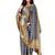 Grey woven art silk saree saree with blouse