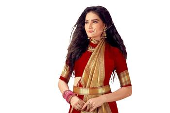 Red woven banarasi silk saree with blouse 3