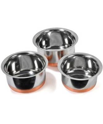 Kitchen Krafts 3pcs Copper Bottom Tope Set 10x12 1