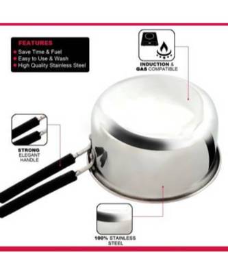 Kitchen Krafts Plain Saucepan with handle 16cm - 1pc 1