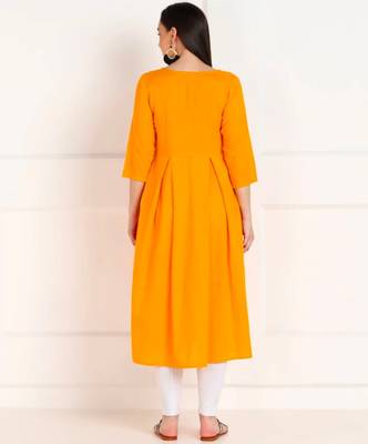 Solid Cotton Anarkali Kurti Combo 3
