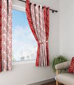 Long Size Embroidery Semi Share Window Curtains